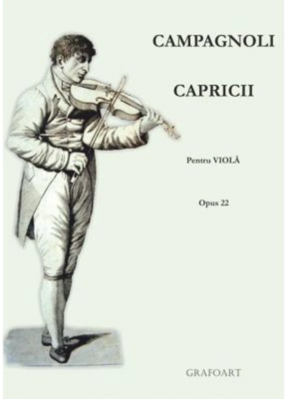 Capricii pentru viola. Opus 22 - Campagnoli