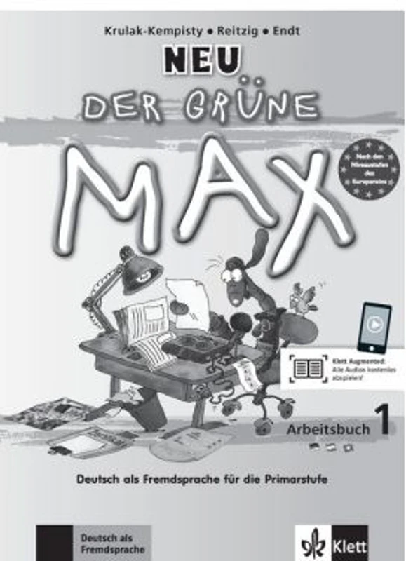 Der grüne Max NEU 1, Arbeitsbuch mit Audio-CD. Deutsch als Fremdsprache für die Primarstufe - Elzbieta Krulak-Kempisty, Lidia Reitzig, Ernst Endt