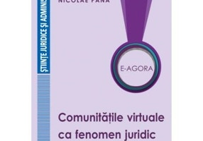 E-Agora. Comunitatile virtuale ca fenomen juridic - Nicolae Pana