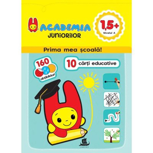 Academia juniorilor. 10 carti educative, 1, 5+, Nivelul A, pentru grupa mica