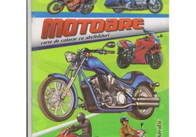 Motoare. Carte de colorat cu abtibilduri