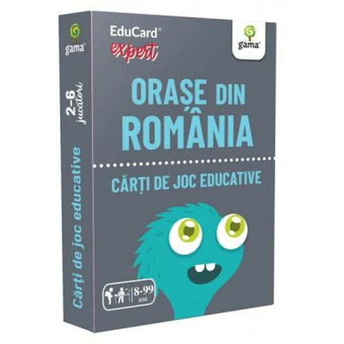 Orase din Romania. EduCard expert. Carti de joc educative