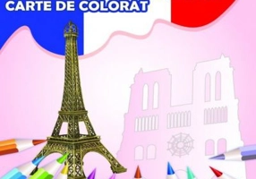 Limba franceza prin joc - Carte de colorat