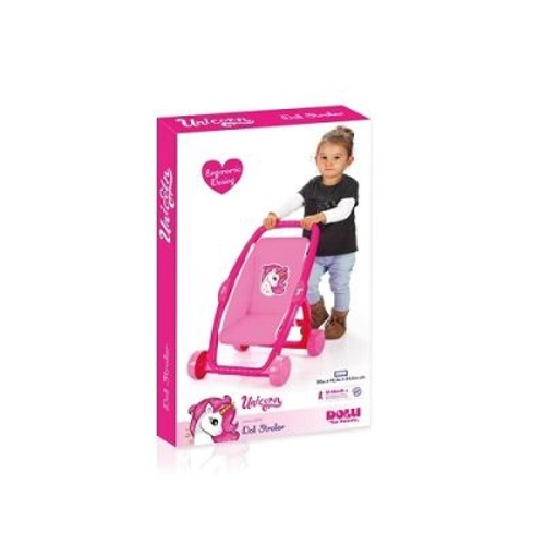 Carucior pentru papusi, Unicorn, 50x42. 5x34. 5 cm