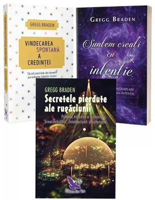 Pachet carti - Secretele rugaciunii - Braden, Gregg