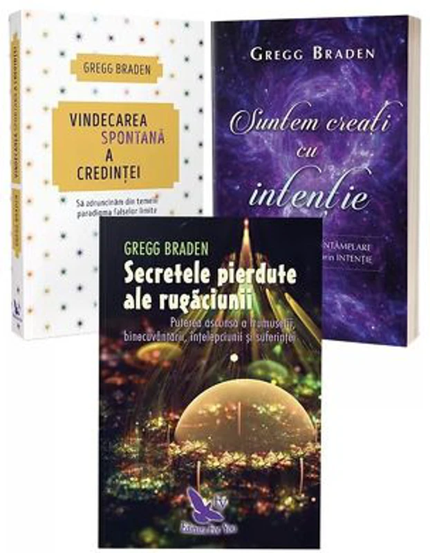 Pachet carti - Secretele rugaciunii - Braden, Gregg
