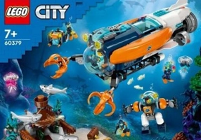 LEGO City. Submarin de explorari 60379, 842 piese