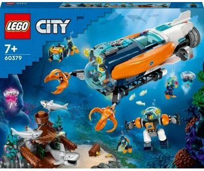 LEGO City. Submarin de explorari 60379, 842 piese
