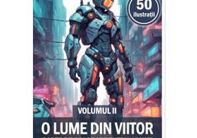 Carte de colorat cu 50 de ilustratii, O lume din viitor, Volumul 2