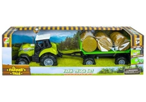 Tractor cu remorca, cu baterii