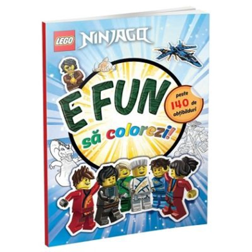 E fun sa colorezi! Ninjago