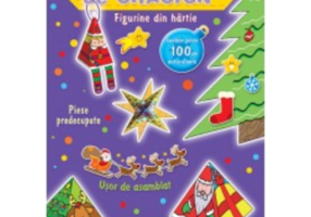 Decoratiuni de Craciun. Figurine din hartie 1 Violet