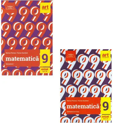 Clubul Matematicienilor. Set Culegere de Matematica pentru clasa a 9-a, semestrele 1 si 2 - Marius Perianu