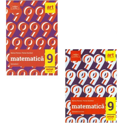 Clubul Matematicienilor. Set Culegere de Matematica pentru clasa a 9-a, semestrele 1 si 2 - Marius Perianu