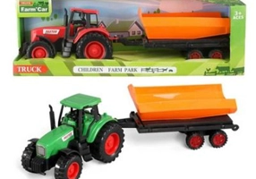 Tractor cu remorca, cu frictiune, 39 cm