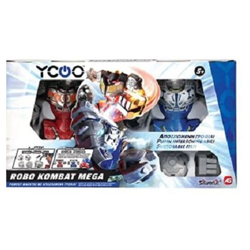 Set 2 roboti luptatori cu telecomanda Robo Kombat Mega, Silverlit