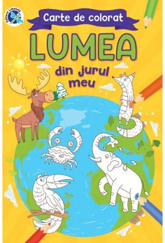 Lumea din jurul meu. Carte de colorat