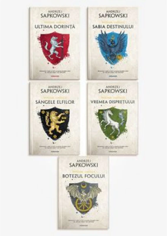 Pachet Witcher 5 volume, editia 2019 - Andrzej Sapkowsk