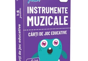 Instrumente muzicale. EduCard Junior plus. Carti de joc educative