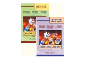 Stiinte pentru juniori, Set doua volume, Chimie, Fizica, Biologie (Olimpiada de Stiinte pentru Juniori ) Editia 3-a