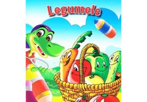 Legumele - Carte de colorat