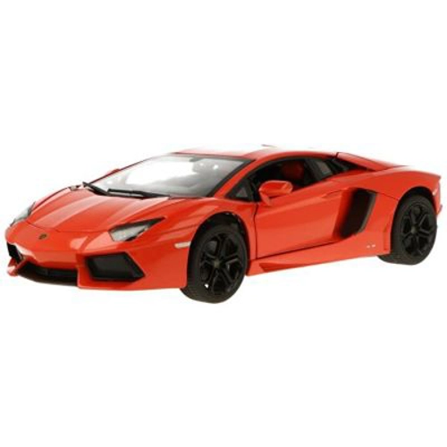 Masinuta metalica Lamborghini Aventador LP700 portocaliu, scara 1: 18, Rastar