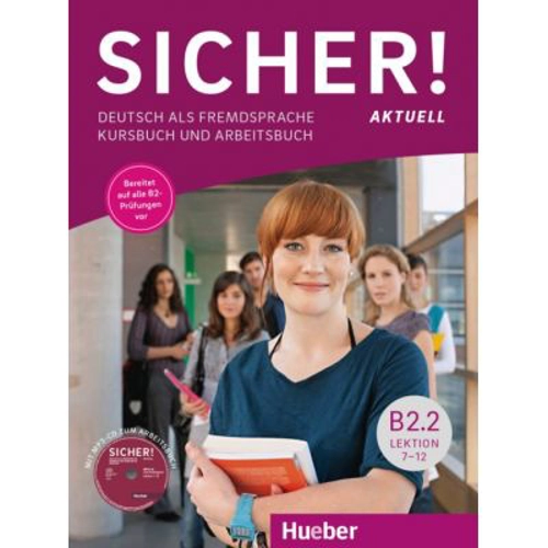 Sicher! aktuell B2. 2 Kurs- und Arbeitsbuch mit MP3-CD zum Arbeitsbuch, Lektion 7-12