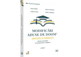 Modificari aduse de DOOM3 - sinteze si exercitii pentru admiterea in invatamantul superior. Partea 1