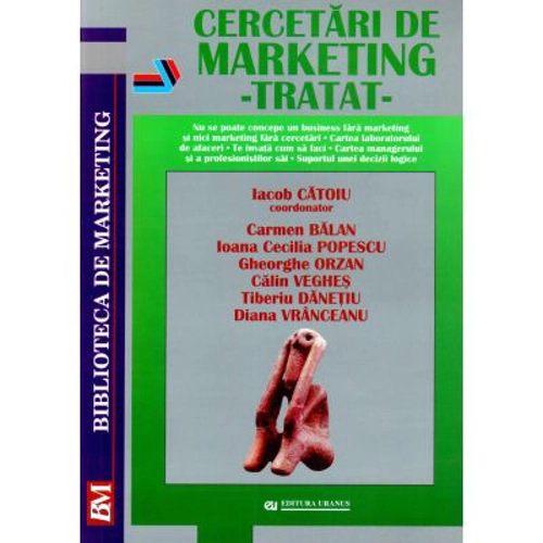 Cercetari de marketing. Tratat
