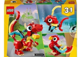 LEGO Creator. Dragon rosu 31145, 149 piese