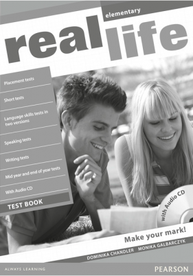 Real Life Global Elementary Test Book and Test Audio CD Pack - Dominika Chandler