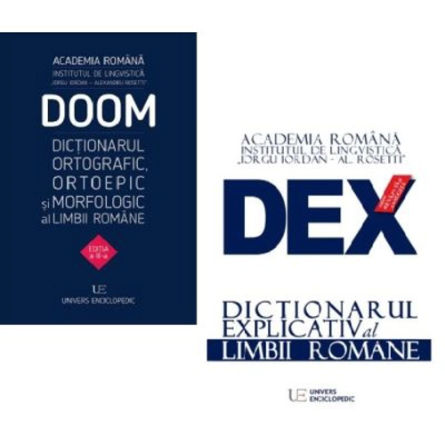 Pachet DEX - DOOM. Dictionarul explicativ al limbii romane si Dictionarul ortografic, ortoepic si morfologic al limbii romane - Academia Romana