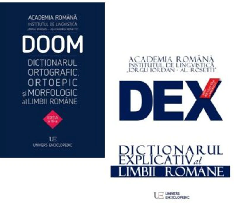 Pachet DEX - DOOM. Dictionarul explicativ al limbii romane si Dictionarul ortografic, ortoepic si morfologic al limbii romane - Academia Romana