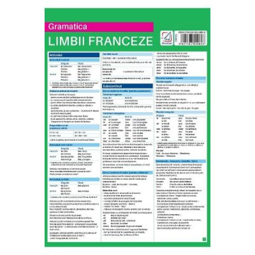 Gramatica limbii franceze