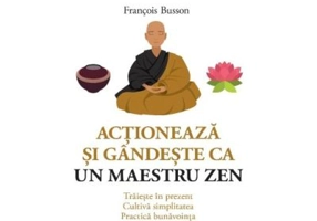 Actioneaza si gandeste ca un maestru zen. Traieste in prezent, cultiva simplitatea, practica bunavointa - Francois Busson
