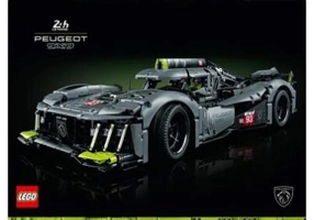 LEGO Technic. Peugeot 9x8 24h Le Mans hybrid Hypercar 42156, 1775 piese