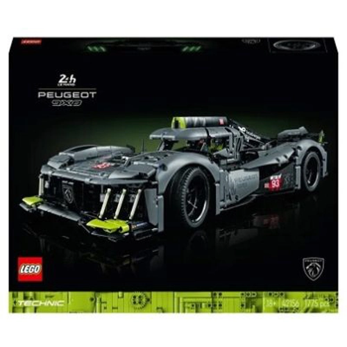 LEGO Technic. Peugeot 9x8 24h Le Mans hybrid Hypercar 42156, 1775 piese