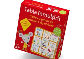 Jocuri de asociere si potrivire. Tabla inmultirii (Usborne)