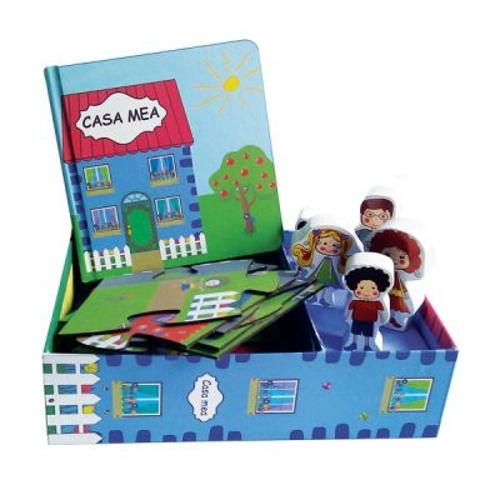 Casa mea. Set carte, puzzle, jucarii, figurine lemn