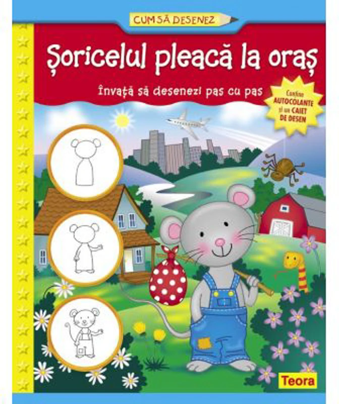 Soricelul pleaca la oras. Cum sa desenez