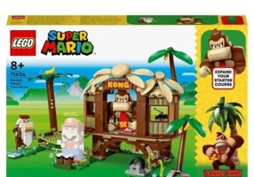 LEGO Super Mario. Set de extindere Casa din copac a lui Donkey Kong 71424, 555 piese
