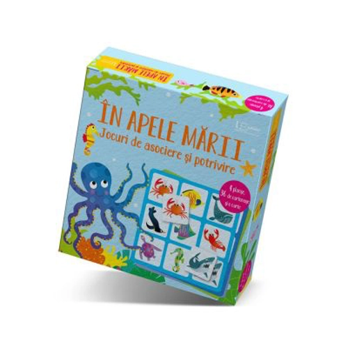 Jocuri de asociere si potrivire. In apele marii (Usborne)