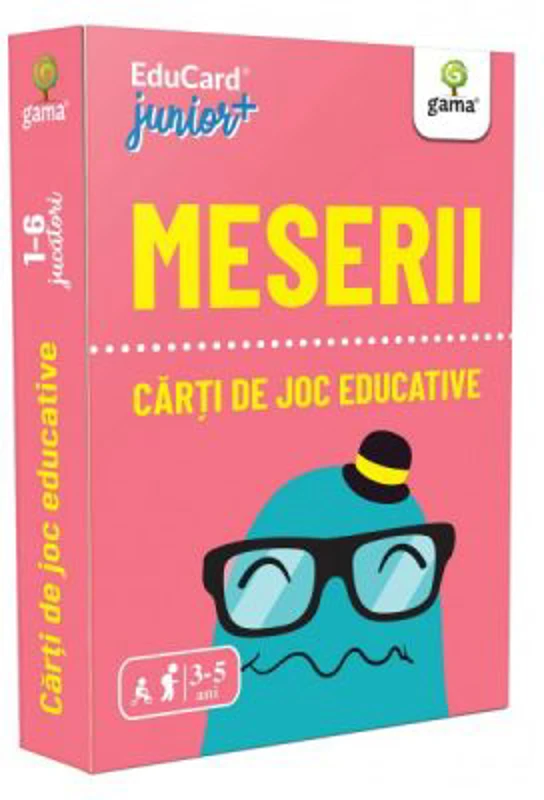 Meserii. EduCard Junior plus. Carti de joc educative