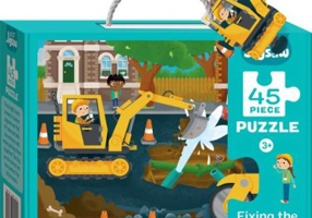 Junior Jigsaw 45 Piece Puzzle. Fixing the Road