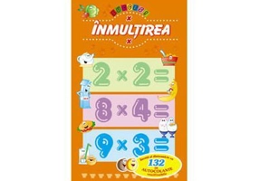 Inmultirea. Invata si distreaza-te cu 132 autocolante reutilizabile