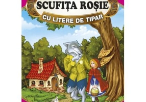 Sa citim SCUFITA ROSIE cu litere de tipar - Fratii Grimm