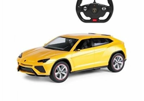 Masina cu telecomanda Lamborghini Urus galben cu scara 1 la 14, Rastar