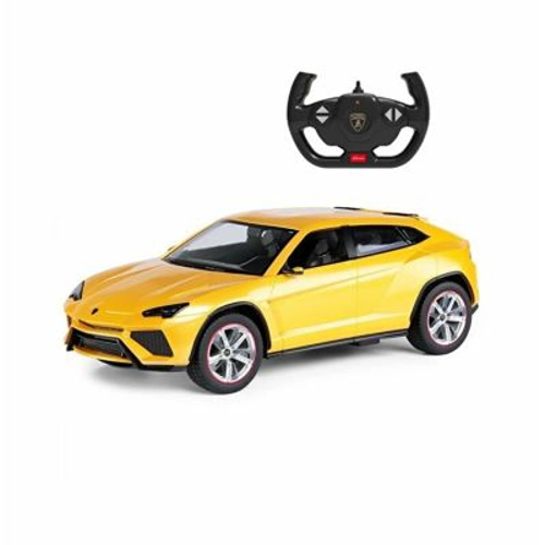 Masina cu telecomanda Lamborghini Urus galben cu scara 1 la 14, Rastar
