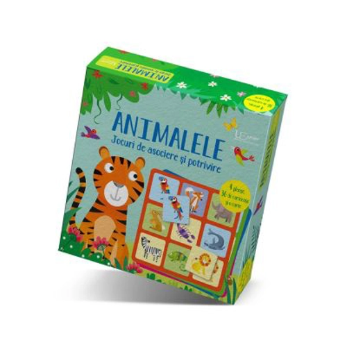 Jocuri de asociere si potrivire. Animalele (Usborne)