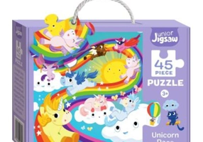 Junior Jigsaw 45 Piece Puzzle. Unicorn Race